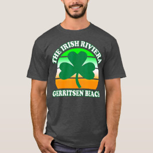 Camiseta Gerritsen Beach Riviera Irlandesa Funny Shamrock R