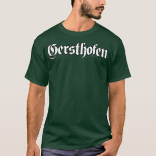 Camiseta Gersthofen escrito con letra gótica