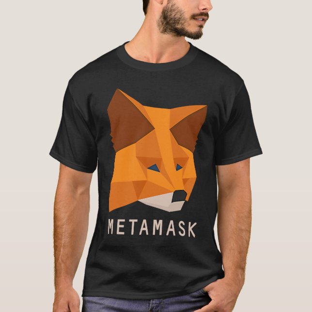 Camiseta Gestión de cartera de criptografía de metamáscara  (Anverso)