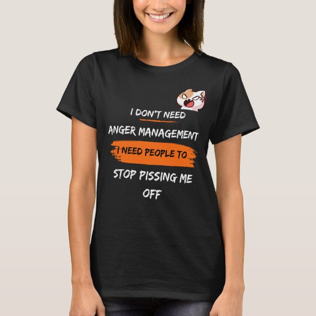 Camiseta Gestión de la ira (Anverso)