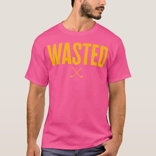Camiseta Gestión de residuos Golf desperdiciado (Anverso)