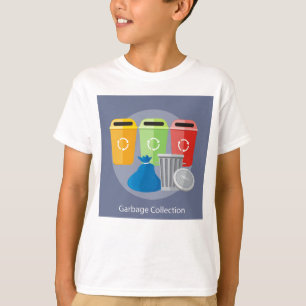 Camiseta Gestión de Residuos Recolección de Basura Reciclaj