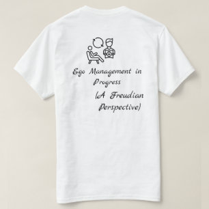 Camiseta Gestión del Ego Divertida Psicología Freudiana