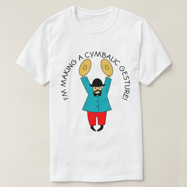Camiseta Gesto címbalo (Diseño del anverso)