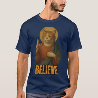 Camiseta Gesto de gato y paz