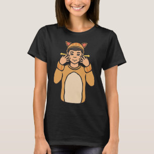 Camiseta Gesto De La Mano De La Mano De Los Animales Awares