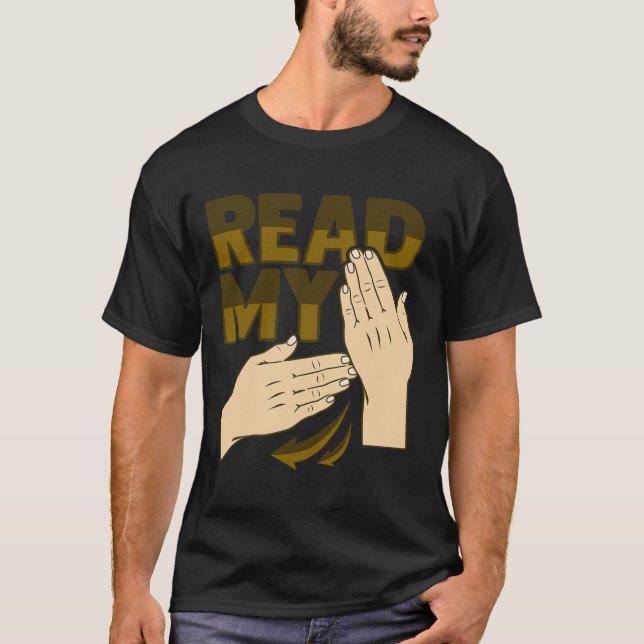 Camiseta Gesto de mano Asl Conciencia de pérdida auditiva s (Anverso)