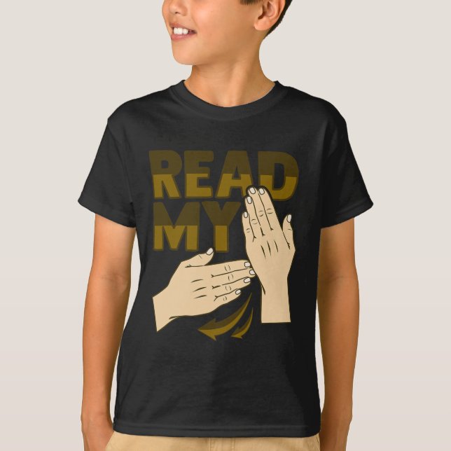 Camiseta Gesto de mano Asl Conciencia de pérdida auditiva s (Anverso)