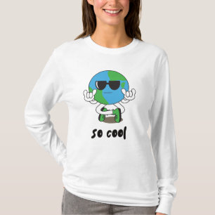 Camiseta Gesto de Mano de Roca de la Tierra Multicolor Dive