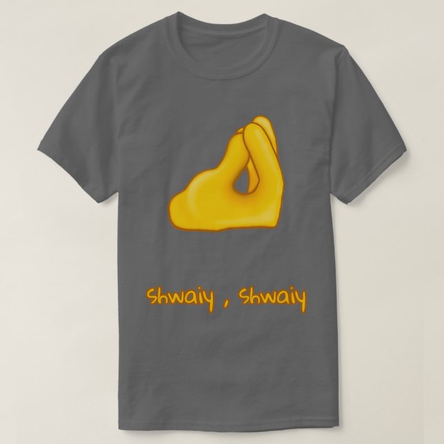 Camiseta Gesto de mano Dedo árabe italiano emoji pellizcada (Diseño del anverso)