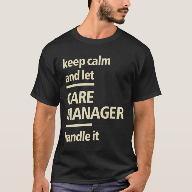 Camiseta Gestor de Atención Regalo Funny Job Title Professi (Anverso)