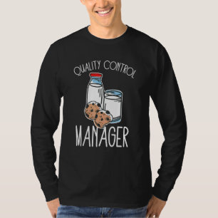 Camiseta Gestor De Control De Calidad De La Leche Y Cooki D
