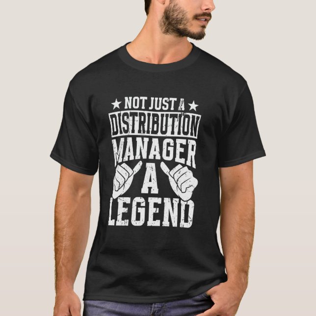 Camiseta Gestor de distribución de ofertas de profesión div (Anverso)
