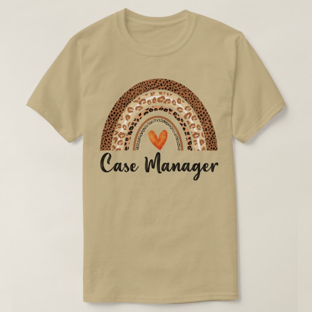 Camiseta Gestor de fundas Rainbow Leopard Gift 3 (Diseño del anverso)