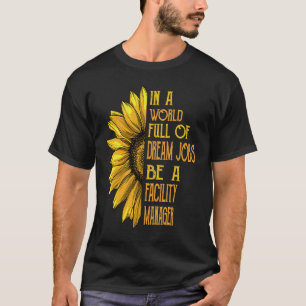 Camiseta Gestor de instalaciones de girasol