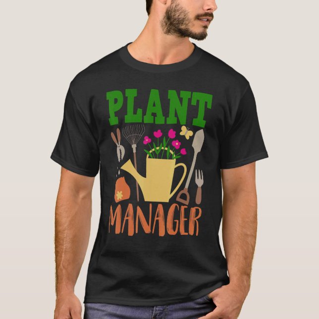 Camiseta Gestor de la planta de jardín para el jardín de ho (Anverso)