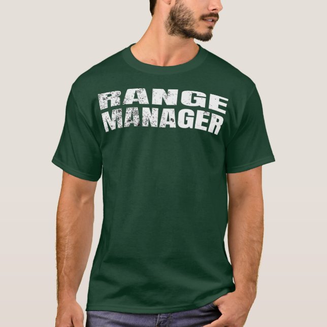 Camiseta Gestor de rango de instrucciones de armas de fuego (Anverso)