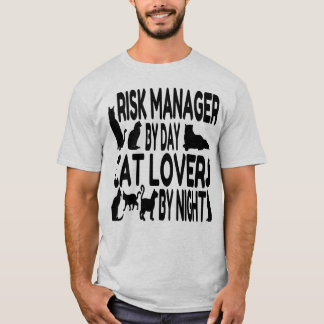 Camiseta Gestor de riesgos para los lectores de gatos