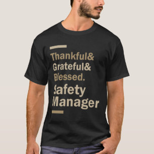 Camiseta Gestor de seguridad Regalo Funny Job Title Profess