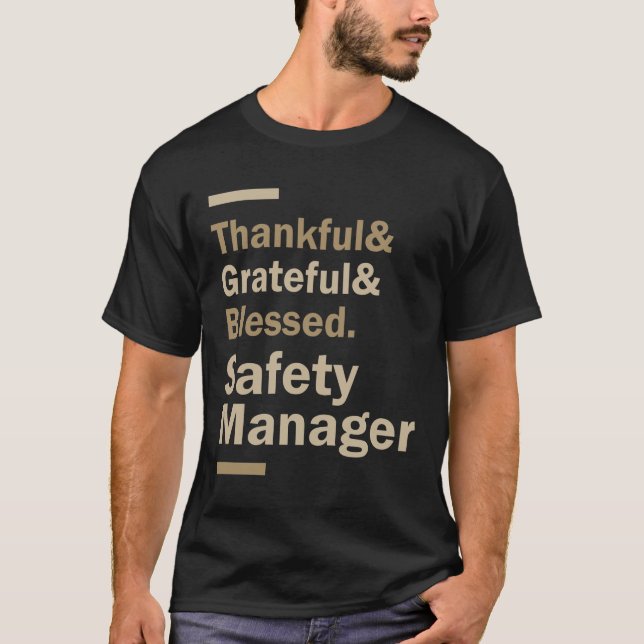 Camiseta Gestor de seguridad Regalo Funny Job Title Profess (Anverso)