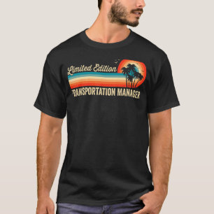 Camiseta Gestor de transporte Hombres de edad retro