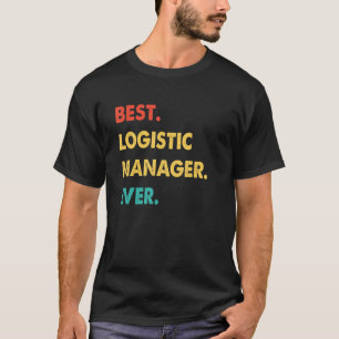Camiseta Gestor Logístico Profesional Retro Mejores Mamáes