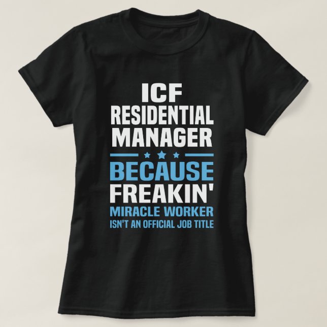 Camiseta Gestor residencial de ICF (Diseño del anverso)