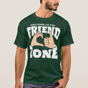 Camiseta gestos de mano mensaje de zona de amistad 3