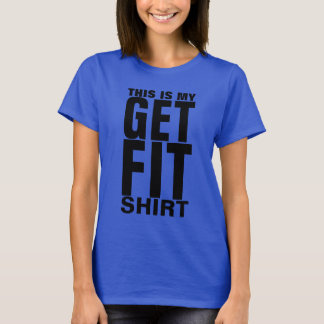 Camiseta Get Fit Typography Block