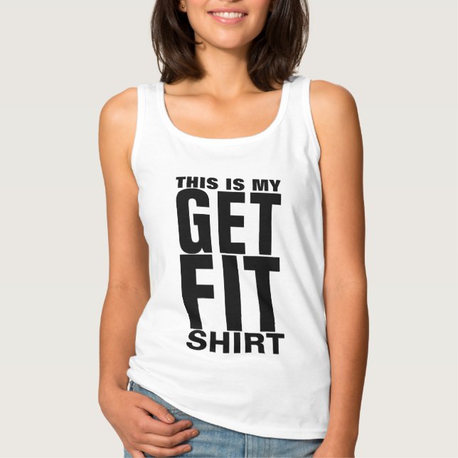 Camiseta Get Fit Typography Block (Anverso)