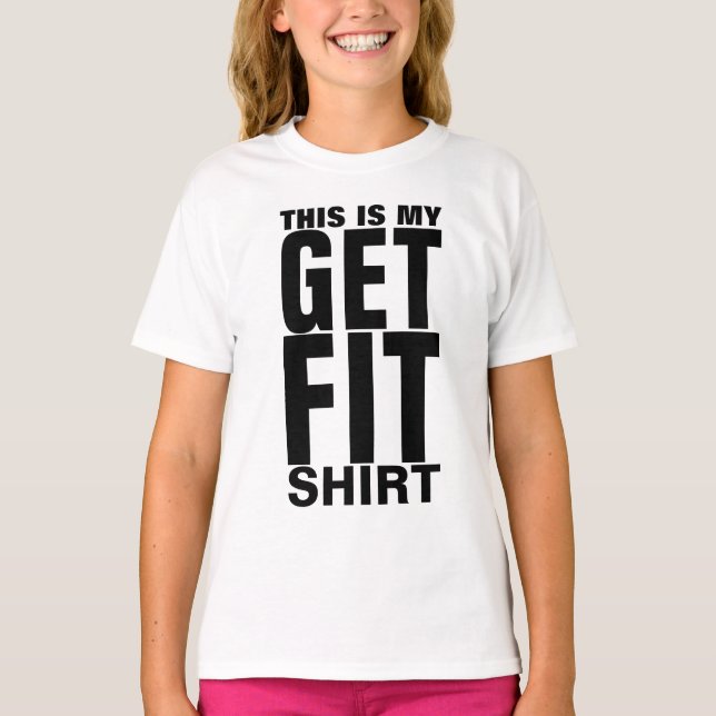 Camiseta Get Fit Typography Block (Anverso)