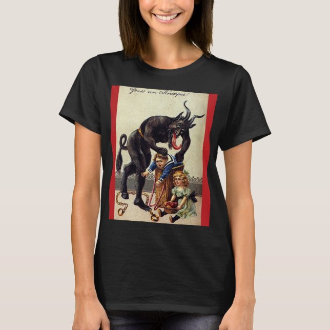 Camiseta Get In The Bag Kids Vintage Krampus  (Anverso)