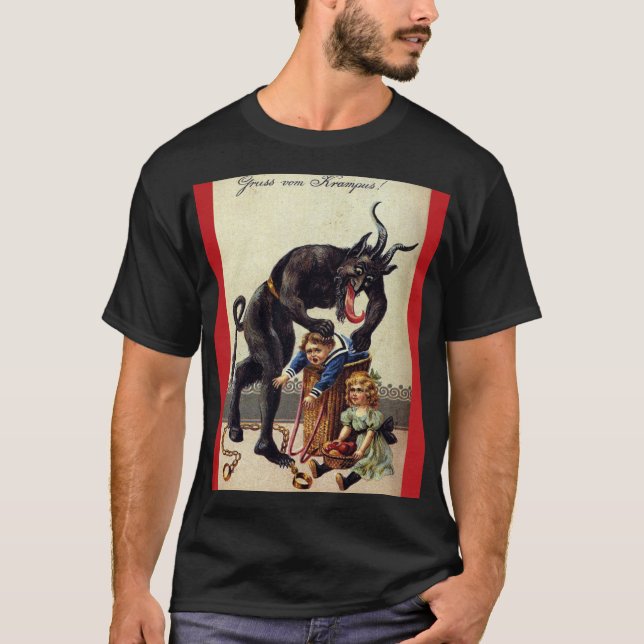 Camiseta Get In The Bag Kids Vintage Krampus  (Anverso)