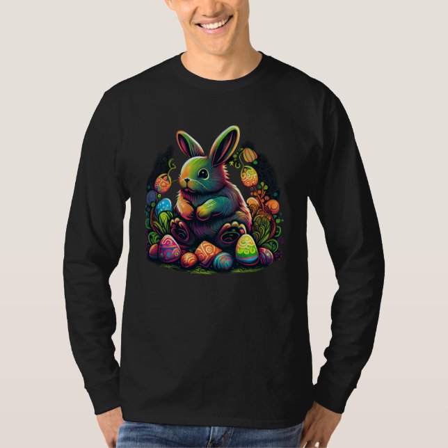 Camiseta Get into the holiday spirit with this Easter Bunny (Anverso)