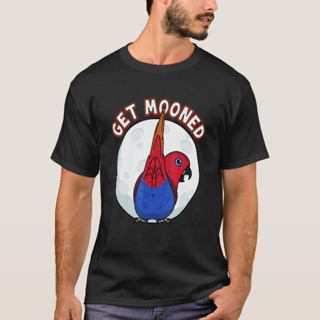 Camiseta Get Mooned I Parrot Underfluffies I Female Eclectu (Anverso)