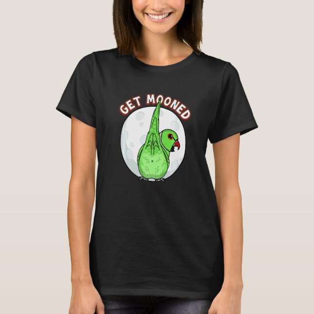Camiseta Get Mooned I Parrot Underfluffies I Green Indian R (Anverso)
