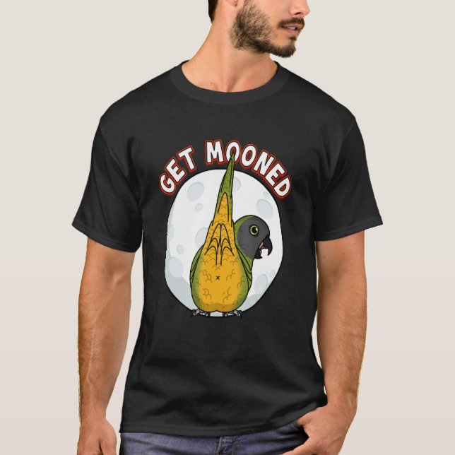 Camiseta Get Mooned I Parrot Underfluffies I Senegal Parrot (Anverso)
