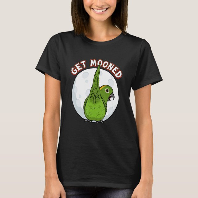 Camiseta Get Mooned I Parrot Underfluffies I Yellow naped A (Anverso)