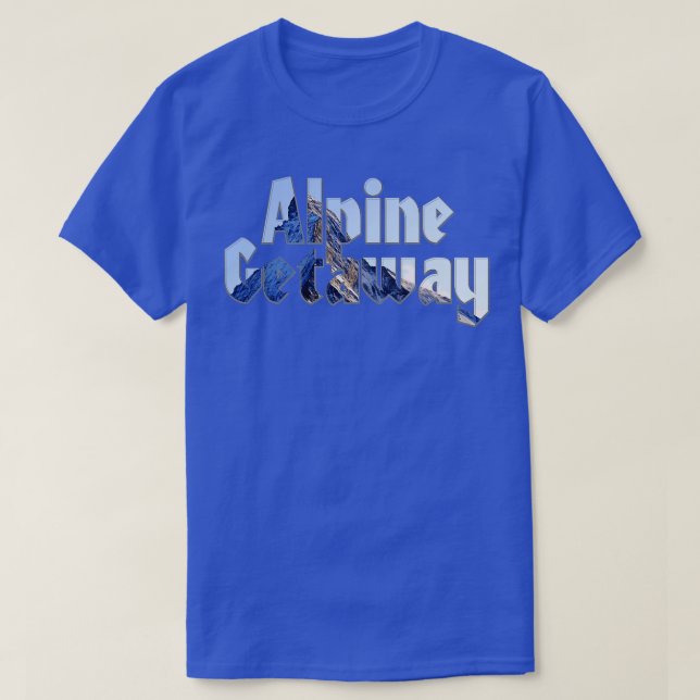 Camiseta Getaway alpino (Diseño del anverso)