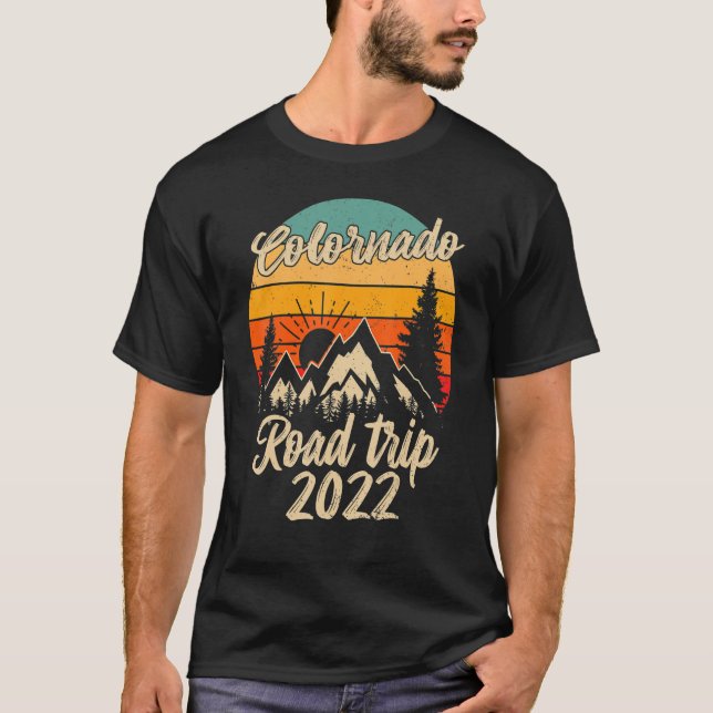 Camiseta Getaway De Colorado Road Trip 2022 (Anverso)