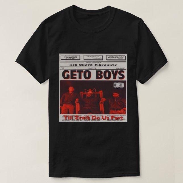 Camiseta Geto Niños Hasta La Muerte Nos Hacen Parte Clásica (Diseño del anverso)