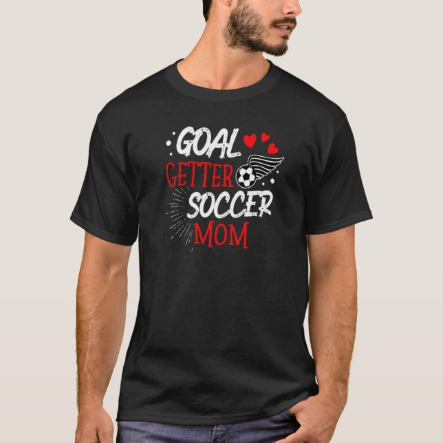 Camiseta Getter Soccer Mom Sport Goalkeeper Mothers Da (Anverso)