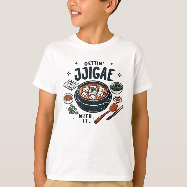 Camiseta Gettin' Jjigae Con Ella (Anverso)