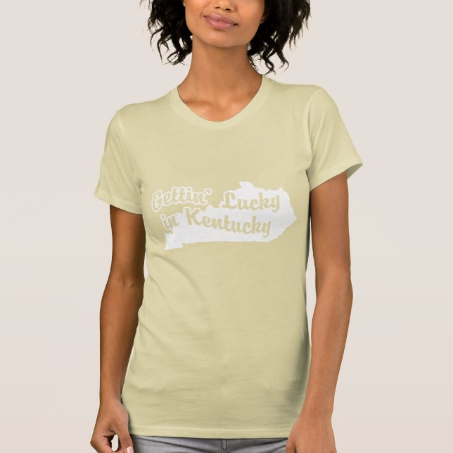 Camiseta Gettin' Lucky en Kentucky (Anverso)