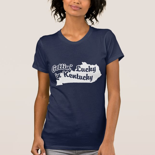 Camiseta Gettin' Lucky en Kentucky (Anverso)