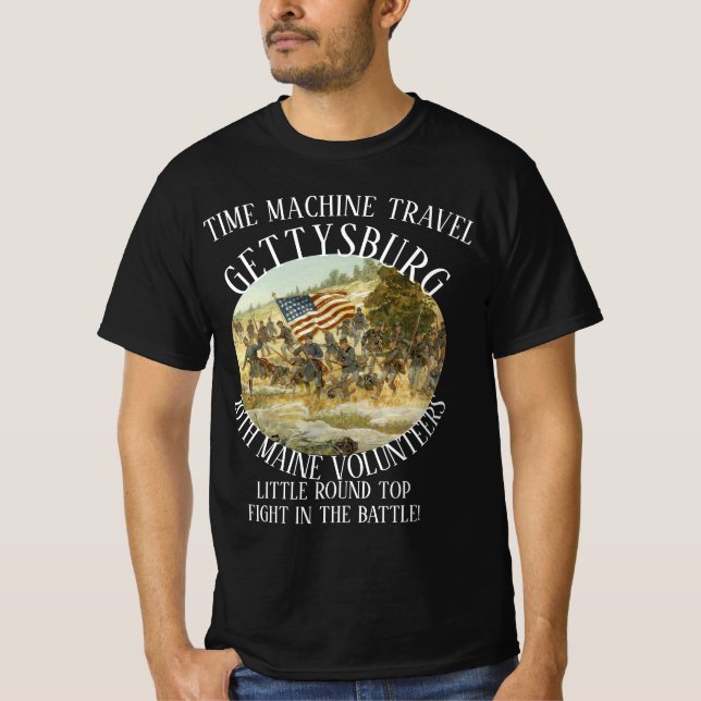 CAMISETA GETTYSBURG GUERRA CIVIL ESTADOUNIDENSE 20º VOLUNTA (Anverso)