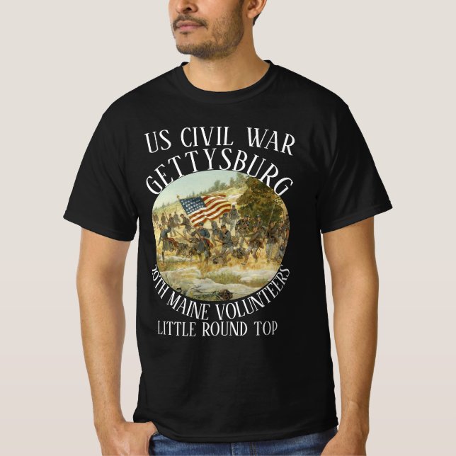 CAMISETA GETTYSBURG LA GUERRA CIVIL DE LOS EE.UU. 20 VOLUNT (Anverso)