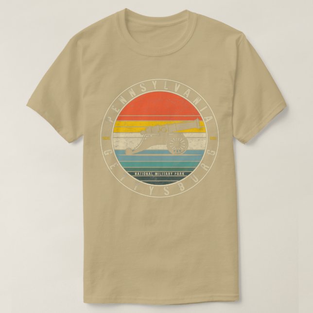 Camiseta Gettysburg National Park Pennsylvania Since 1863 M (Diseño del anverso)