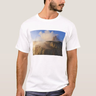 Camiseta Geyser de vuelo con cordones nevados de granito