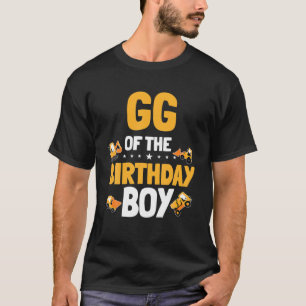 Camiseta GG Del Trabajador De Construcción Del Niño De Cump